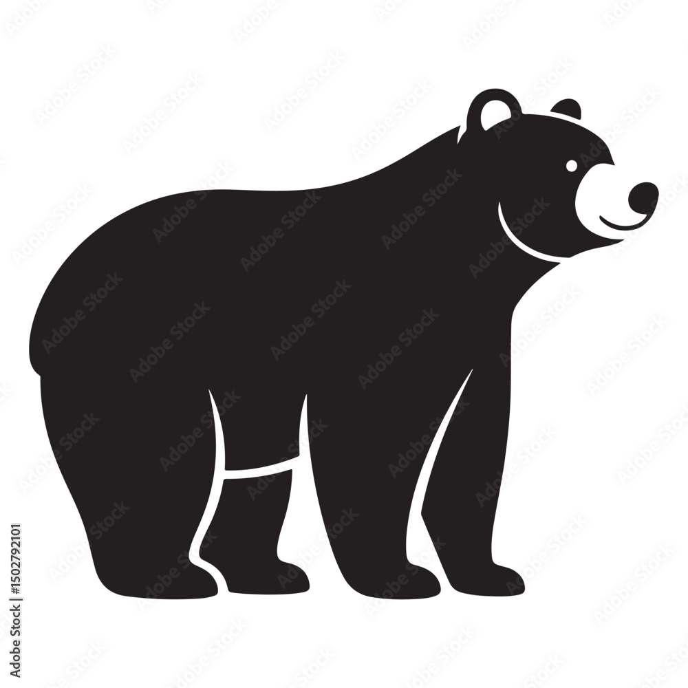 Fototapeta premium vector illustration of bear
