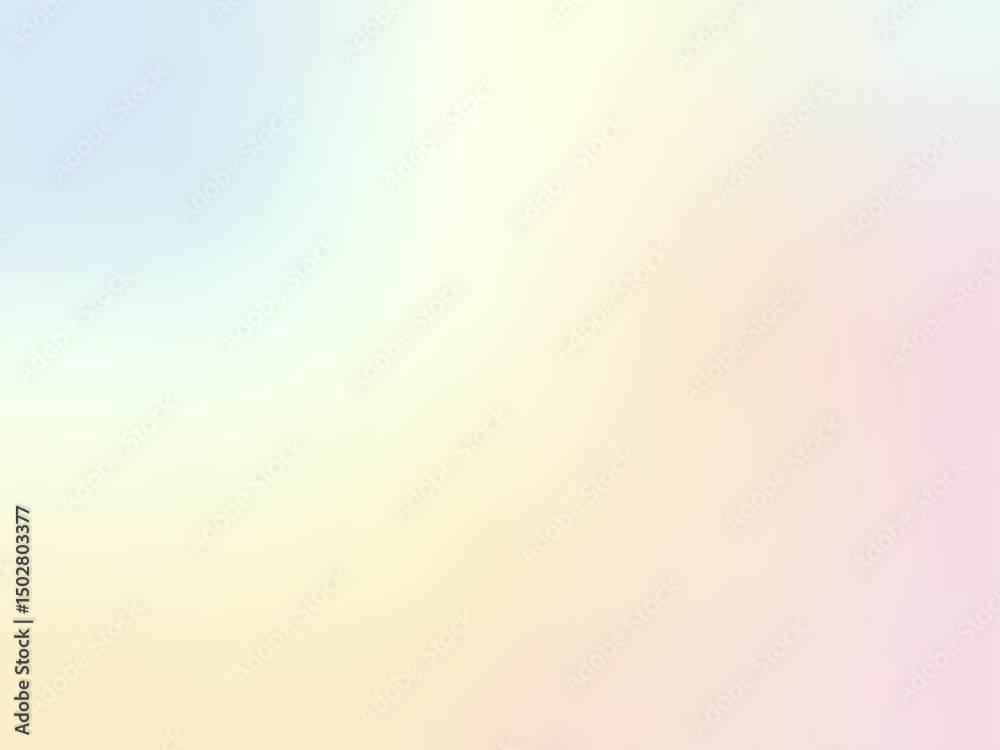 Fototapeta premium ふんわり優しい、グラデーション背景 ( 見出し タイトル フレーム チラシ セール 春 夏 )