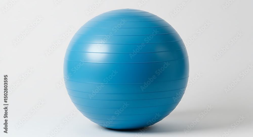 A closeup of a maternity yoga ball color blue detailed with soft texture, centered on a clean white background, modern and minimal, A closeup of a maternity yoga ball color blue detailed with soft texture, centered on a clean white background, modern and minimal,