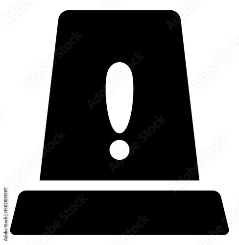 Emergency Vehicle Siren Light Silhouette