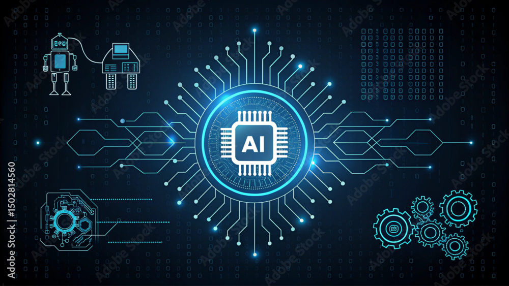 Obraz premium High-Resolution Deep Universe Scene Featuring Black Hole Gravity