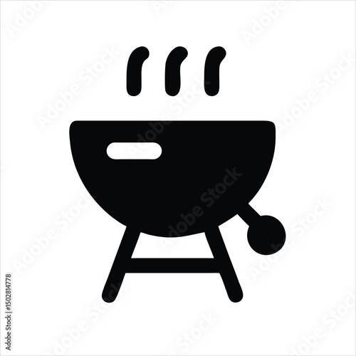 barbecue grill isolated on white background