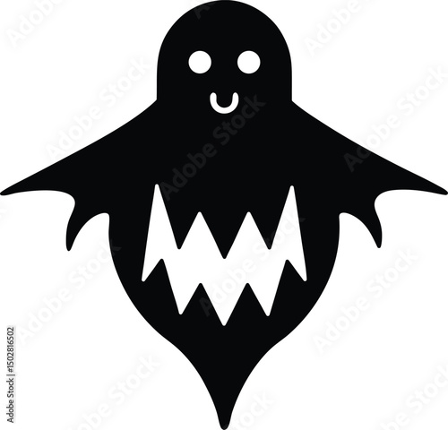 ghost upside down vector icon.