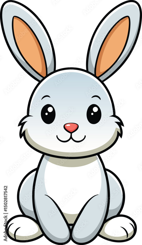 rabbit cartoon character vector illustration rabbit cartoon character vector illustration