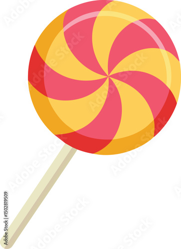 Colorful lollipop logo vector illustration