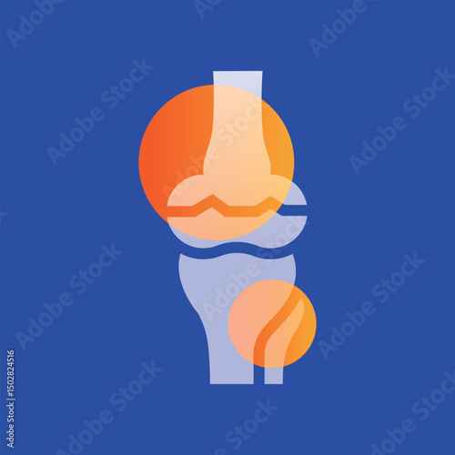 arthritis glassmorphism illustration.