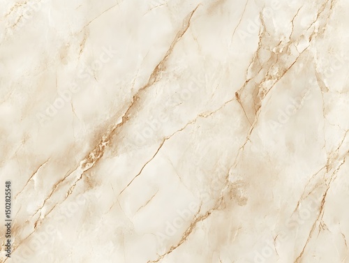 Elegant Marble Texture: An exquisite close-up of polished marble showcases a blend of creamy hues and delicate veining, ideal for evoking luxury.