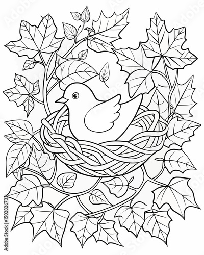 Dove coloring pages for kids