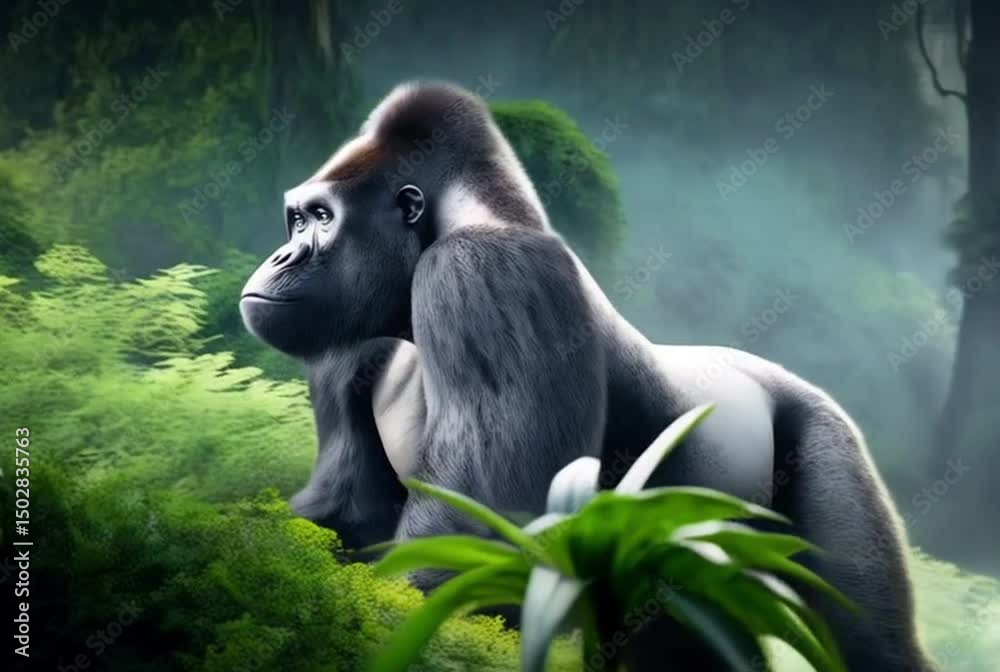 A animal in jungle