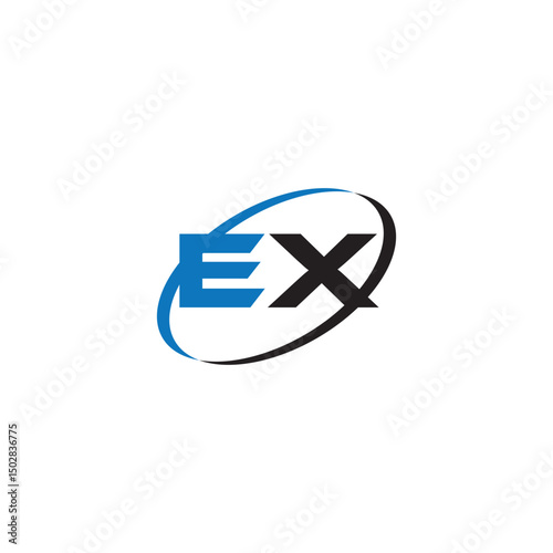 ex logo design minimal style, ex vector logo, ex initials, ex monogram logo