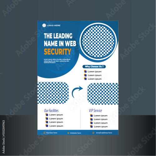 The Leading Web Security Flyer Template 