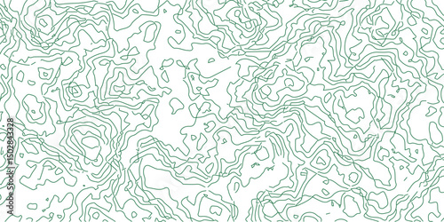 Black and white landscape geographic pattern.Topography and geography map grid abstract backdrop.The stylized height of the topographic map in contour, lines. creative cartography.