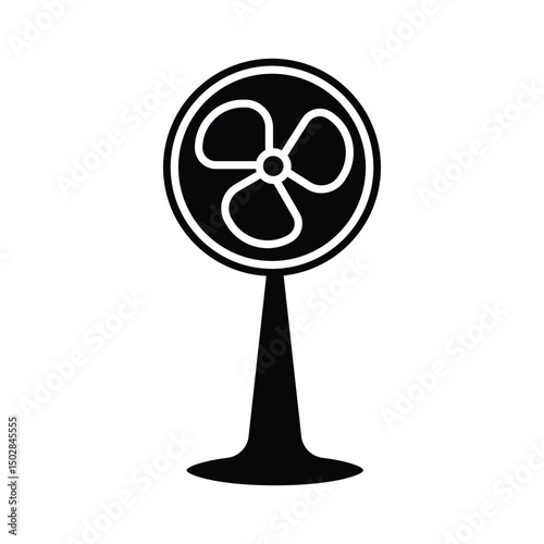 set of fan icon vector design illustration isolated white background