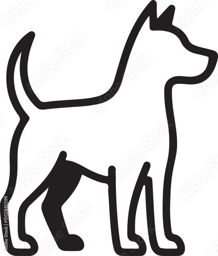 black cat and dog