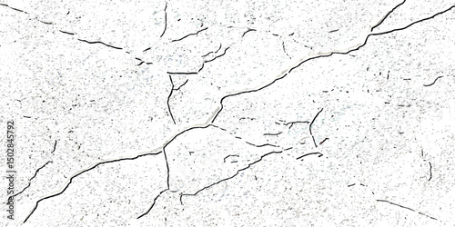 Abstract background. Graphic illustration with transparent background. Rustic cracked texture with many cracks and scratches.Abstract grunge black and white distressed texture background.

