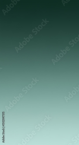 Abstract Teal and Dark Green Gradient Background Smooth Color Transition Digital Art