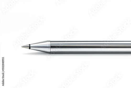 Sleek Silver Metal Pen