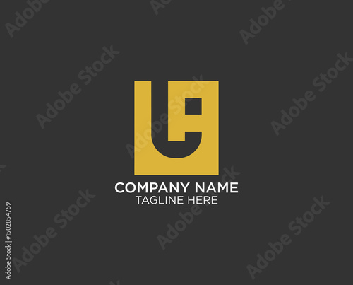 LA letters monogram elegant Luxury logo Design