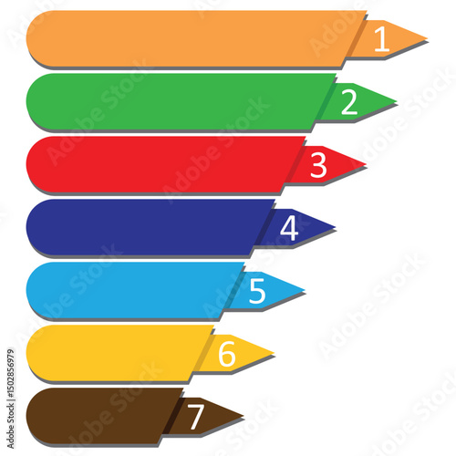 vector business chart design template.