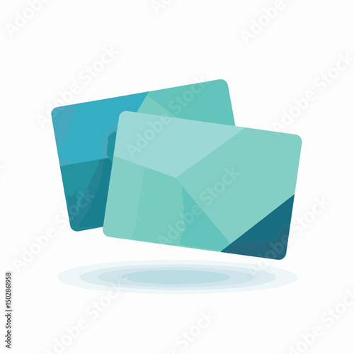 Sleek business card design on clean background, modern professionalism