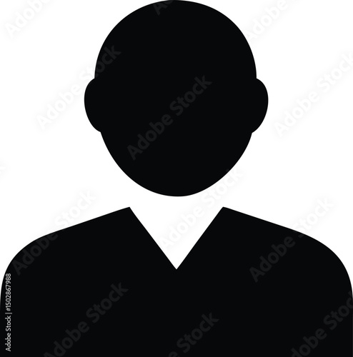 Silhouette of a business person in a suit with a flag in the background