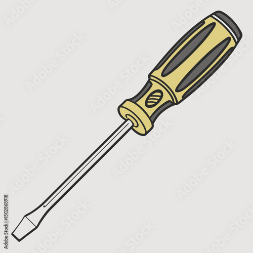 screwdriver isolated on white background