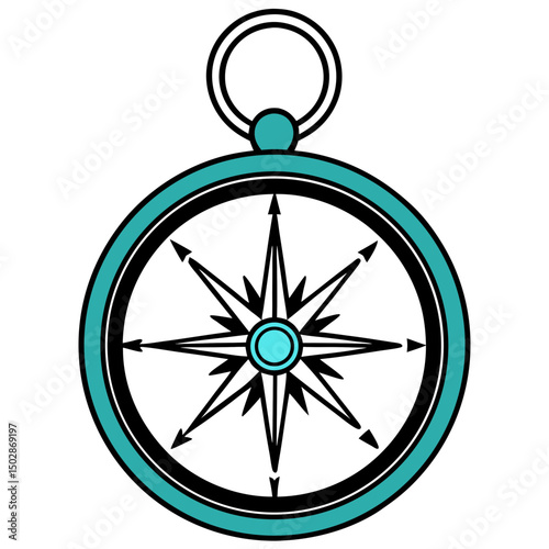 vector compass icon