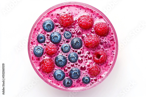 Raspberry Blueberry Smoothie Bowl