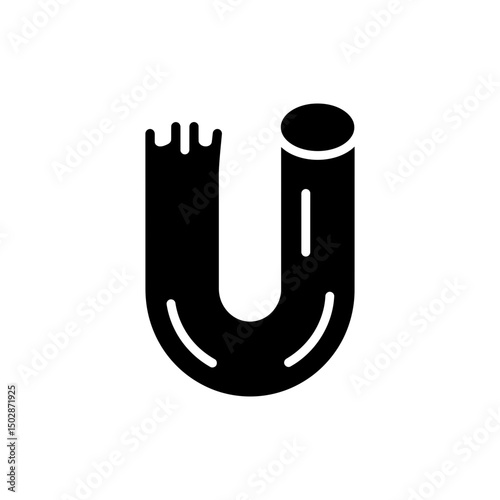 Loop of Henle U-shape kidney nephron anatomy image