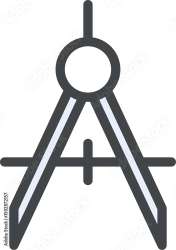 des protractor   illustration on a white background   