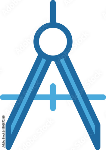 des protractor  illustration on a white background   