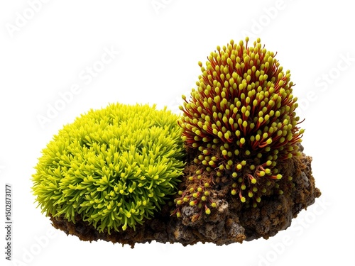 Lush Green Sphagnum Mosses: Sphagnum Rigidum and Sphagnum Compactum photo