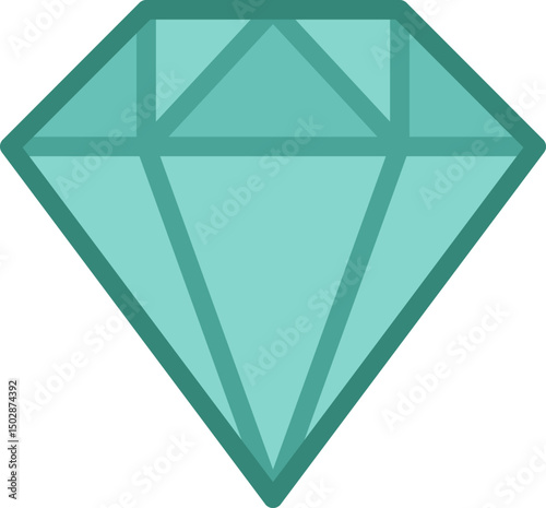 gen jewel 5 illustration on a white background   