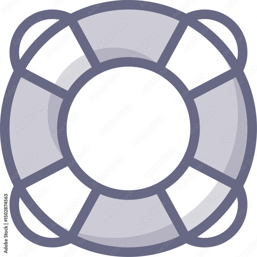 gen lifebelt 6 illustration on a white background   