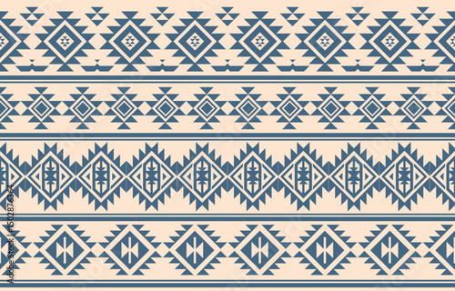 Native pattern american tribal indian ornament pattern geometric ethnic textile texture tribal aztec pattern navajo mexican fabric seamless Vector decoration fashion