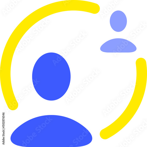 interact illustration on a white background   