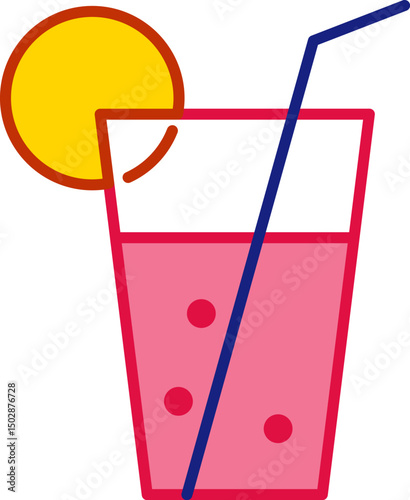 juice   illustration on a white background   