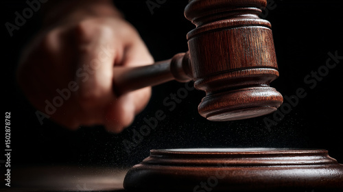 判決を下す裁判官
