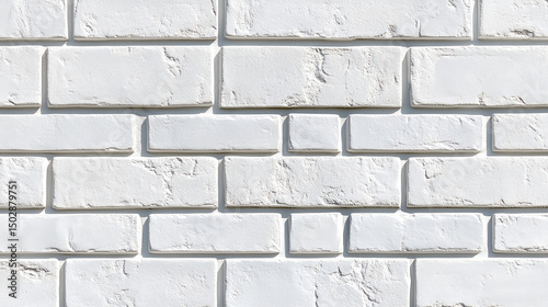 White Brick Wall Texture