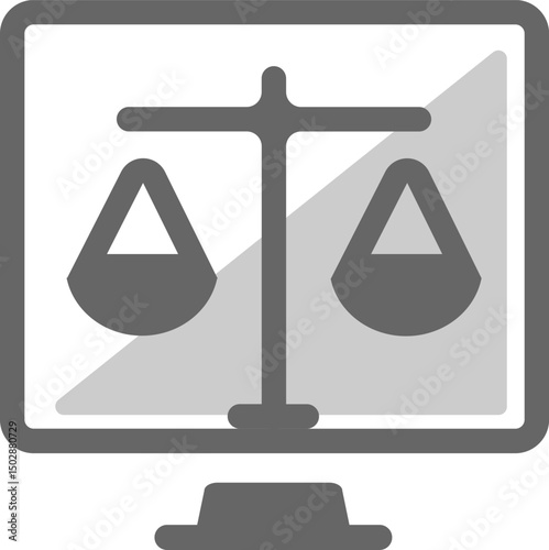 online notarization illustration on a white background        