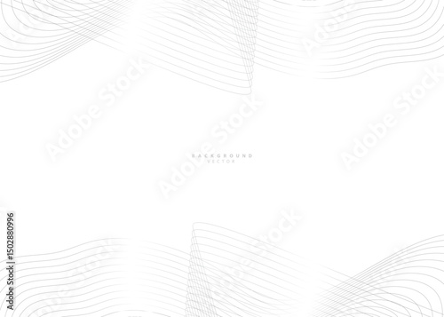 Technology curved line background Modern futuristic digital graphic design