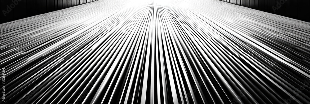 Fototapeta premium Abstract Lines Converging