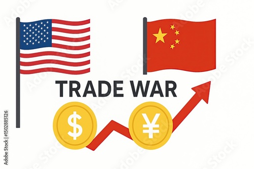 American and china trade war background 
