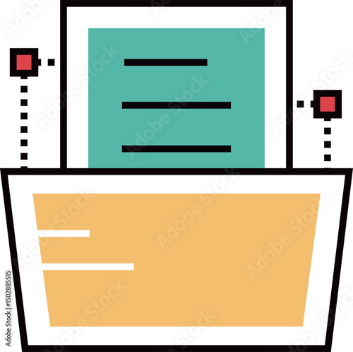 project illustration on a white background        