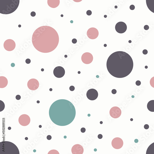 Pastel Polka Dot Pattern – Soft Colorful Background