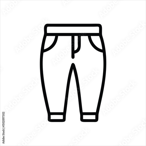 pant icon isolated