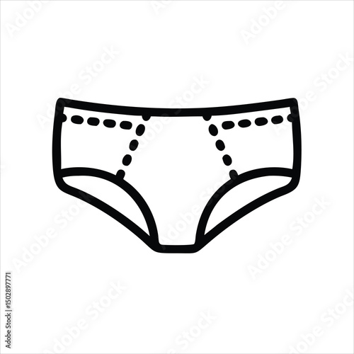 black and white briefs