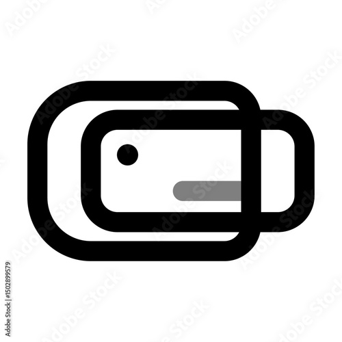 usb drive save storage disk flash illustration on a white background        1433
