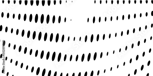 Halftone twisted grunge pattern design.