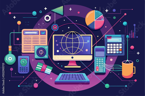creative graphic projects. This high-resolution image offers a futuristic and stylish look suitable for both commercial and personal use.